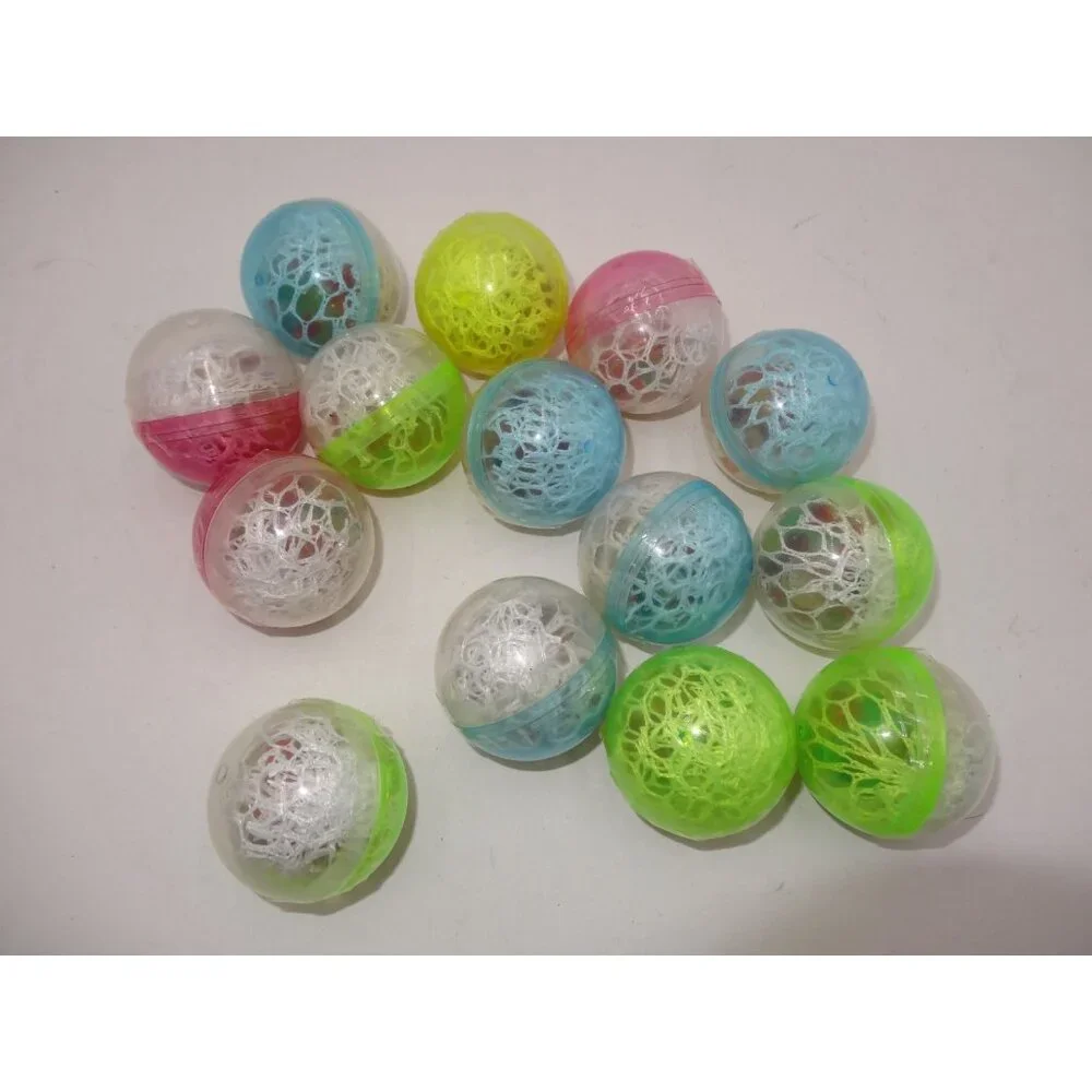 Rainbow Squeeze Ball Mesh Grape‎ Squeeze Ball Sensory  Elastic Stress Balls x 14